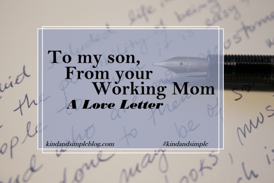 love letter to my son